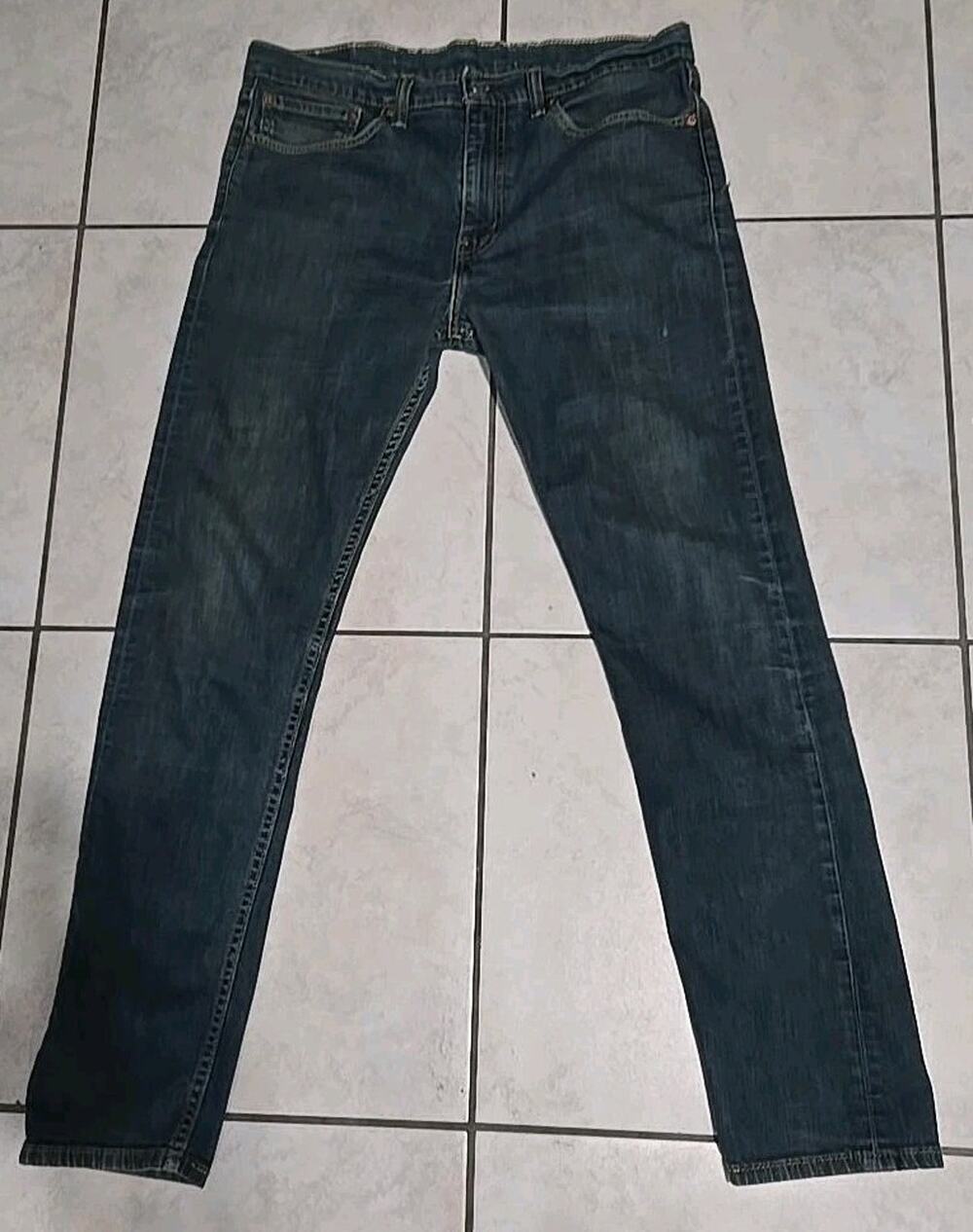 Levi's 508 Jeans Men's W34 L34 Regular Taper Blue Denim Faded Distressed #0305